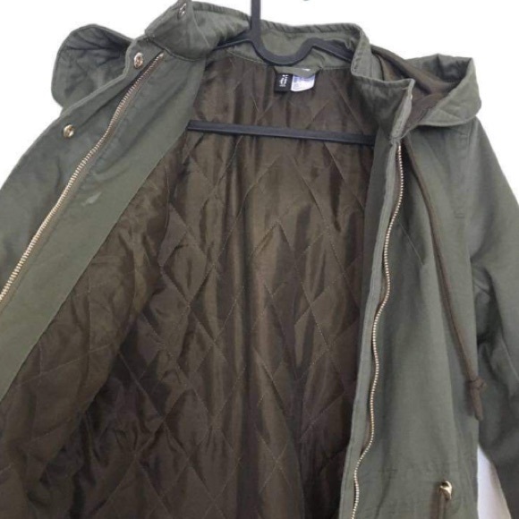 H &M divided army green jacket - Picture 2 of 2